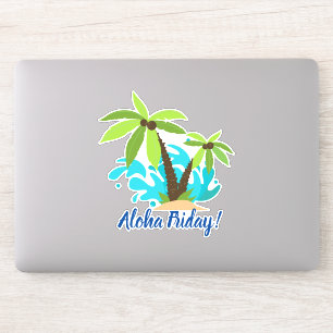 Adesivo Árvore Palm de Sexta-Feira Aloha