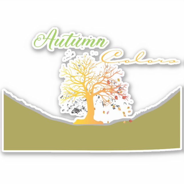 Adesivo Árvore Sycamore Gap (Frente)