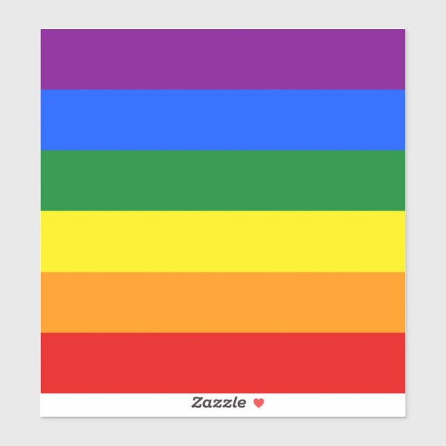 Adesivo As cores do arco-íris (Folha)