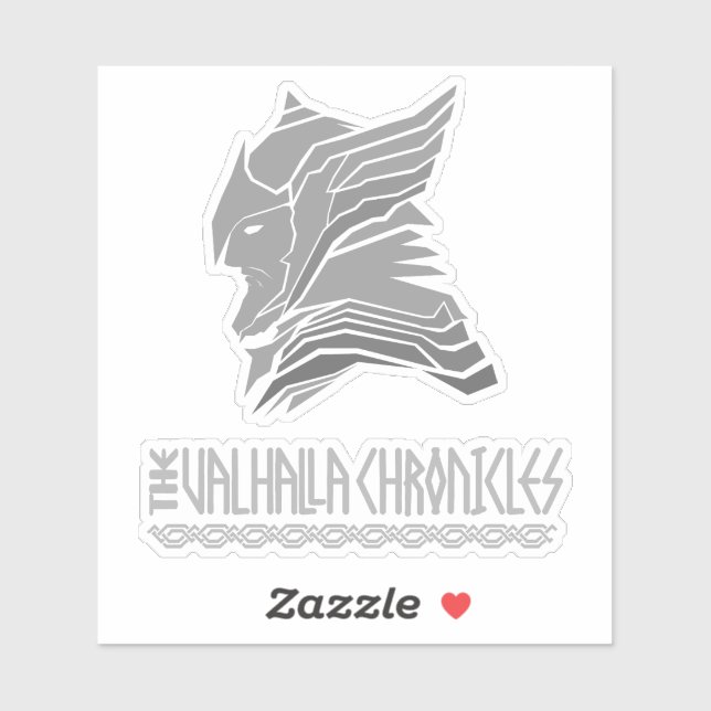 Adesivo As Crônicas de Valhalla (Folha)