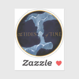 Adesivo "As marés do tempo" Silhuettes ao longo do tempo