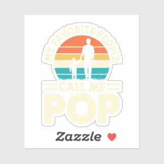Adesivo as minhas pessoas favoritas podem-me pop