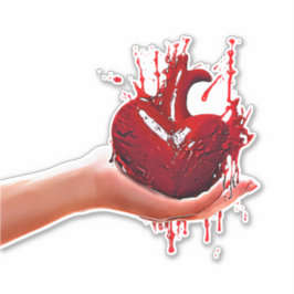 Adesivo As mulheres seguram a maldita Arte do gótico Cardí