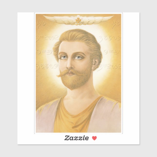 Adesivo Ascended Master Saint Germain (Folha)