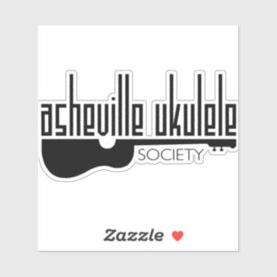 Adesivo Asheville Ukulele Society Sticker