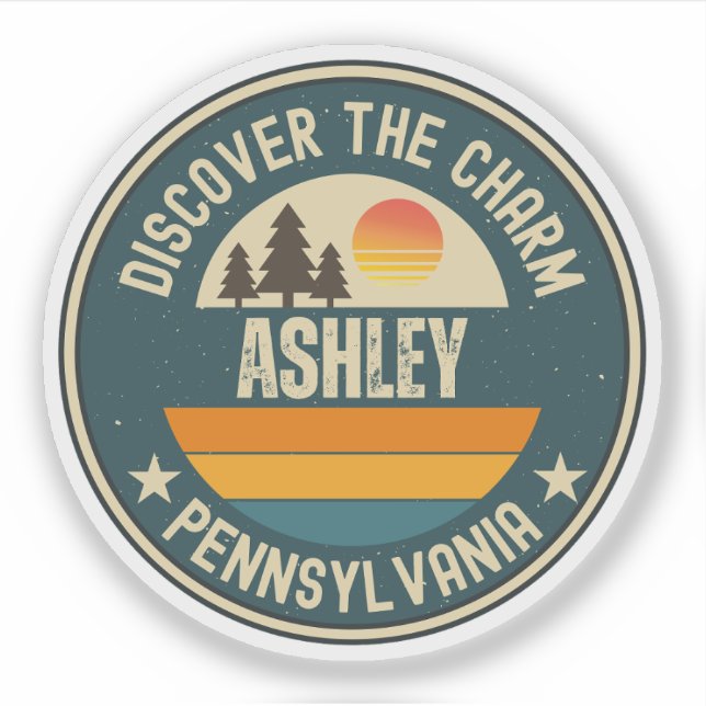 Adesivo Ashley, Pensilvânia (Frente)