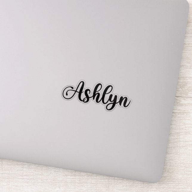 Adesivo Ashlyn Name - Caligrafia manuscrita (Detalhe)