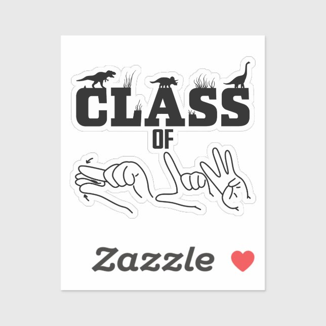 Adesivo ASL - Classe de 2026 - Graduação Design ASL (Folha)