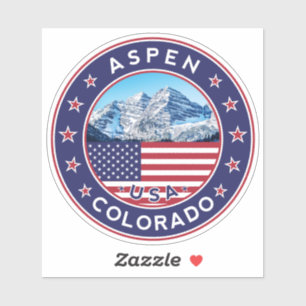Adesivo Aspen Colorado, Aspen
