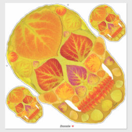Adesivo Aspen Folha Crânio 13