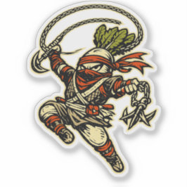 Adesivo Assaltante de Rabanete — Batedor Ninja Daikon Vint