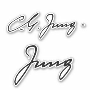 Adesivo Assinatura Carl Jung
