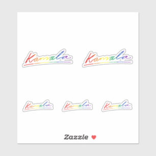 Adesivo Assinatura Kamala Pride