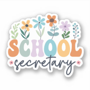 Adesivo Assistente administrativo do Secretário da Escola 