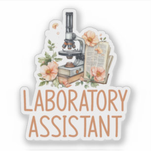 Adesivo Assistente de laboratório