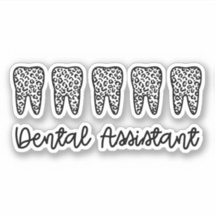 Adesivo Assistente dentário   Presentes para Dentista Ass