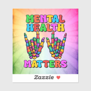 Adesivo Assuntos de Saúde Mental