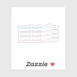 Adesivo Assuntos de Saúde Mental | Cotação IV Cinzas franc