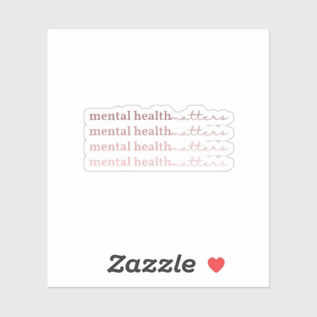 Adesivo Assuntos de Saúde Mental | Cotação IV Rosa Claro (Folha)