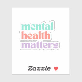 Adesivo Assuntos de Saúde Mental | Doces De Pêssego Com Co