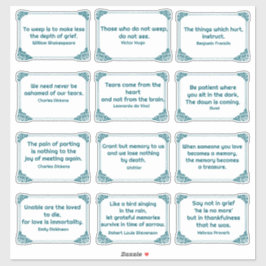 Adesivo Assusta as citações no Rosa Canto do Quadro Profun