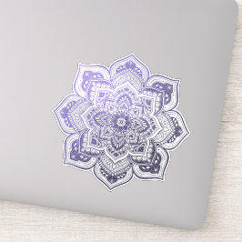 Adesivo Aster Mandala Custom-Cut Vinyl Sticker