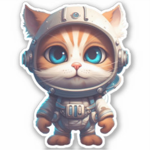 Adesivo Astrocat Sticker