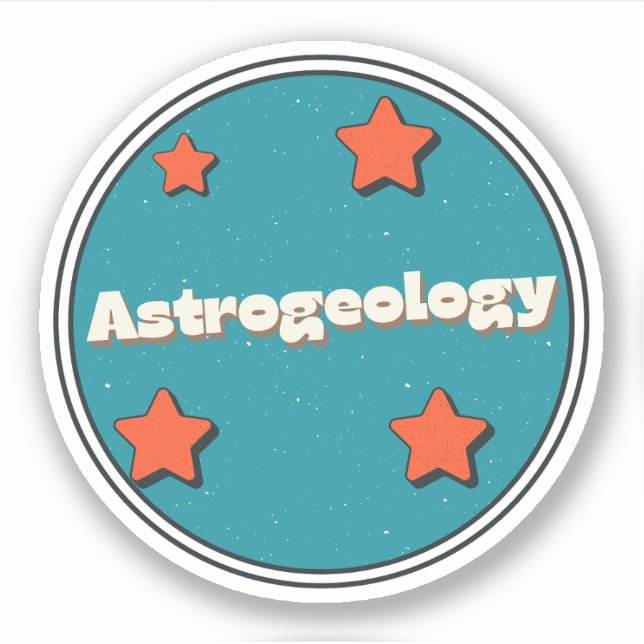 Adesivo Astrogeologia (Frente)