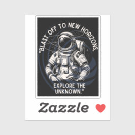 ADESIVO ASTRONAUT CITOTE , SAIU PARA NOVO HORIZONTE