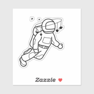 Adesivo Astronauta Cósmico