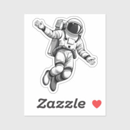 Adesivo Astronauta no espaço