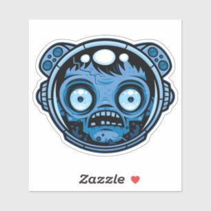 Adesivo Astronauta Zombie