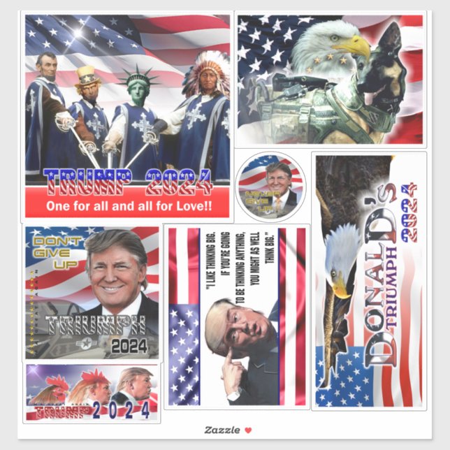 ADESIVO ATÉ PETS VÃO VOTAR PARA VESTIDOS DE TRUMP (Folha)