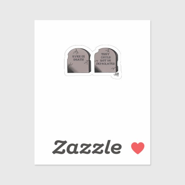 Adesivo Até que a morte nos faça parte do clássico - esque (Folha)