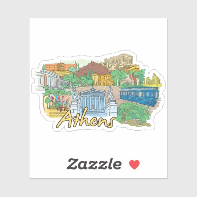Adesivo Atenas (Folha)