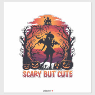 Adesivo Aterrorizante Mas Fofo Morcego De Halloween Menina