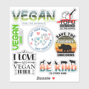 Adesivo Ativismo Vegan Stickers