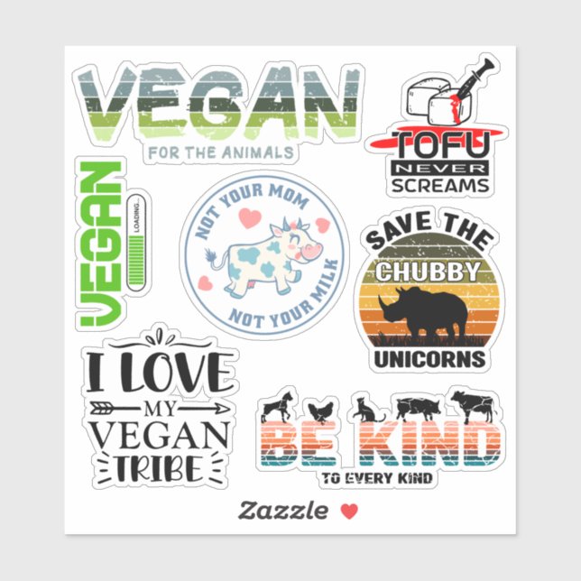 Adesivo Ativismo Vegan Stickers (Folha)