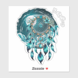 Adesivo Atrapasueños bajo la Luna Llena 