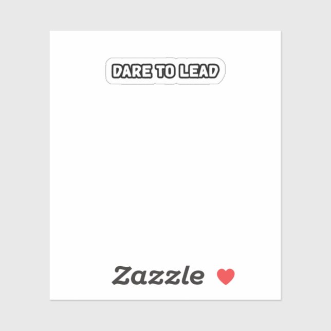 Adesivo Atrevo-Se A Liderar O Visionário Corajoso De Lider (Folha)