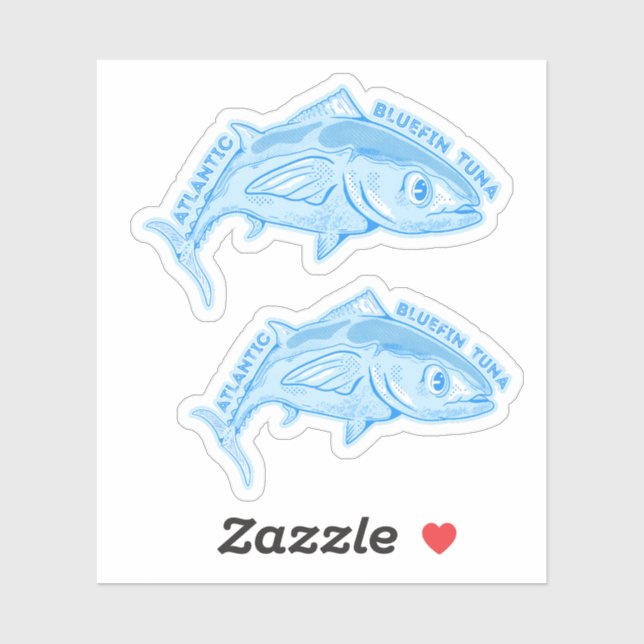 Adesivo Atum rabilho do Atlântico (Folha)