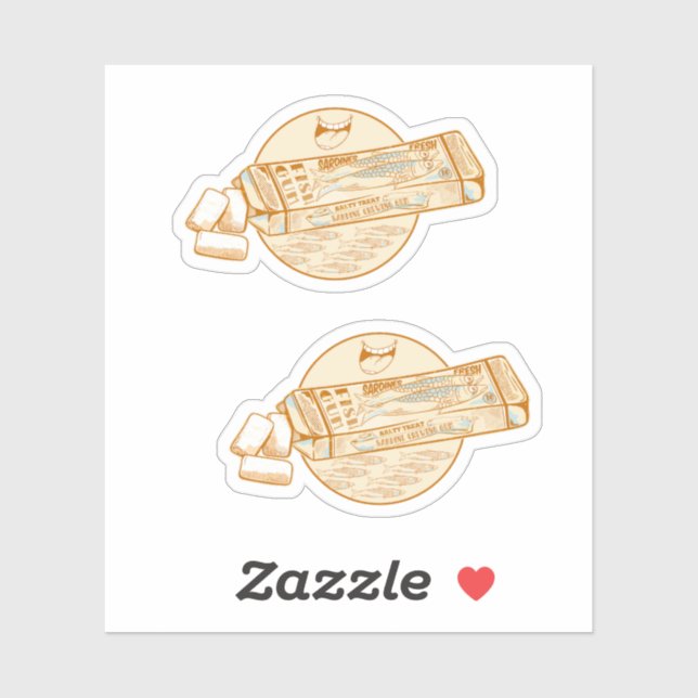 Adesivo Atum rabilho do Atlântico (Folha)