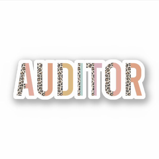 Adesivo Auditor, Presente Para Auditor (Frente)