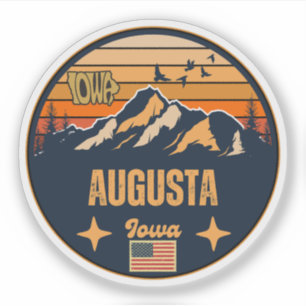 Adesivo Augusta, Iowa, Estados Unidos