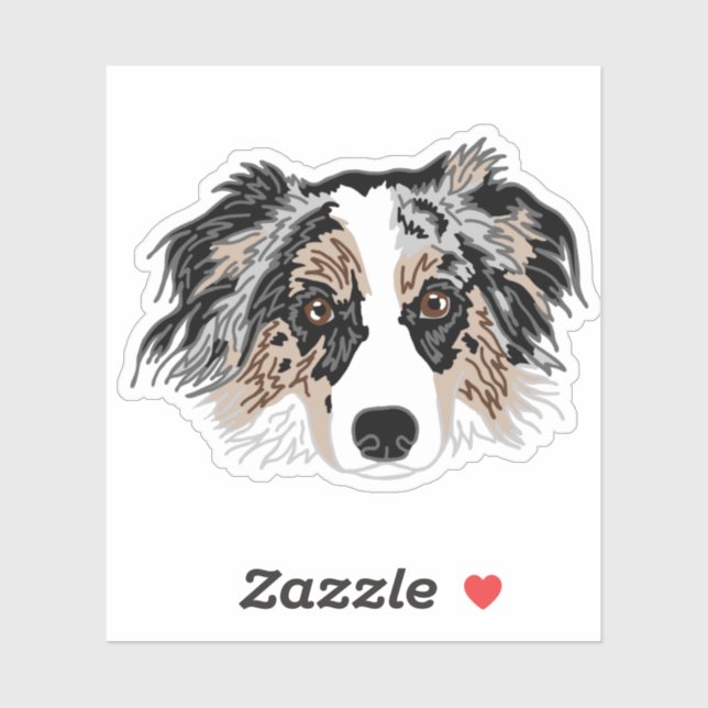 Adesivo Aussie Dog Mom Mug (Folha)