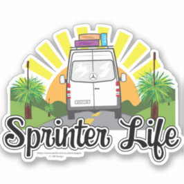 Adesivo Aussie Sprinter Life Sticker
