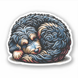 Adesivo Aussiedoodle Vinyl Watersafe Dog Sticker