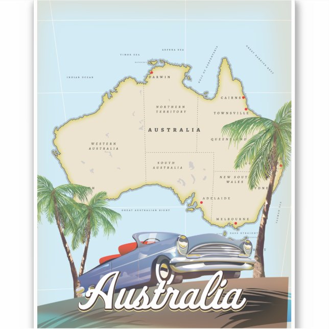 Adesivo Austrália (Frente)