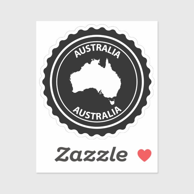 Adesivo Australia (Folha)