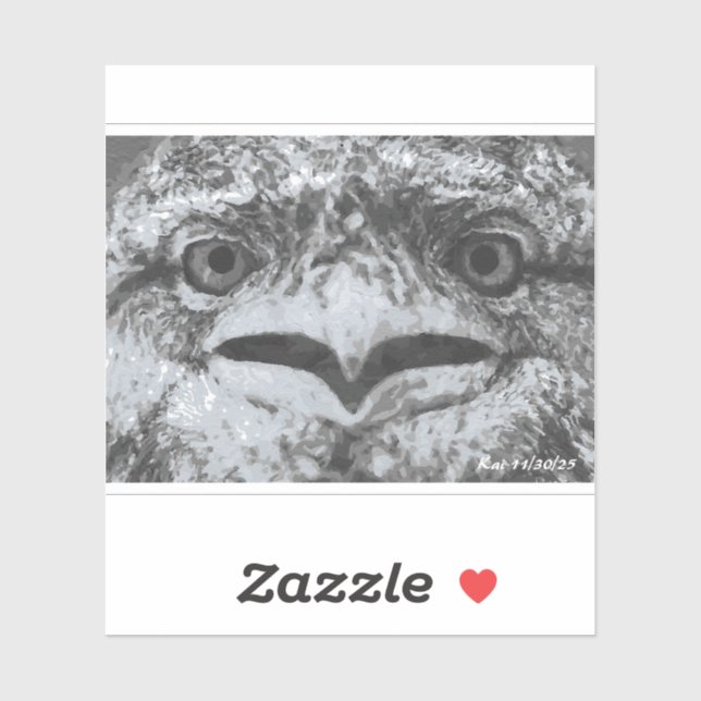 Adesivo Australian Wildlife, Nature's Curmudgeon, Animal (Folha)